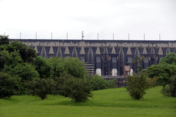 Itaipu Dam, on the Border of Brazil and Paraguay