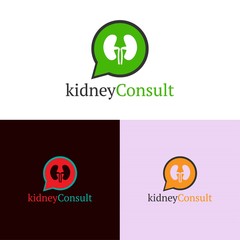 kidney icon templates, kidney logo,creative vector logo design,emblem,illustration element