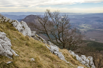  Landscape from the top of the Anboto, vizcaya, Basque country, Spain