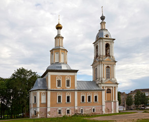 Fototapeta na wymiar Church of the Theotokos of Kazan in Uglich