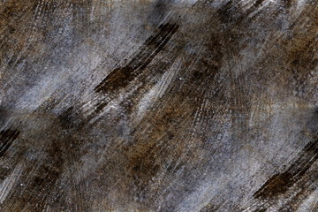 Grunge tire tracks on dirty cement floor background