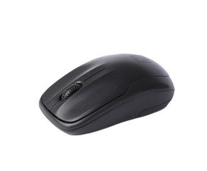 Wireless computer mouse isolated on white background 