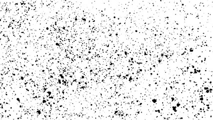 Black Grainy Texture Isolated On White Background. Dust Overlay. Dark Noise Granules. Digitally Generated Image. Vector Design Elements, Illustration, Eps 10.