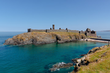 Peel Castle, Isle of Man, British Isles