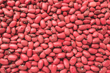 Red kidney beans background texture