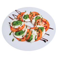 salad on a plate