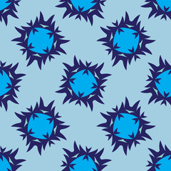 Seamless pattern with geometric elements.