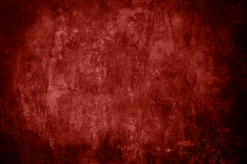 red grungy wall background or texture