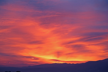Fototapeta premium Sunrise at the mountains
