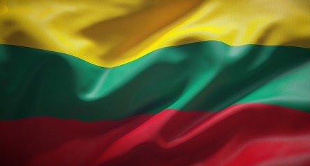 Official flag of the Republic of Lithuania.