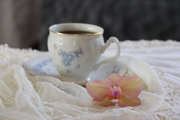 Obraz na płótnie Canvas Cup of coffee - Czech porcelain