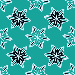 Obraz premium Bright seamless pattern with floral ornament.