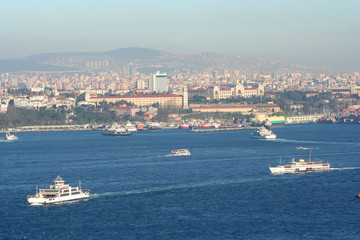 A view to Istanbul, Turkey 