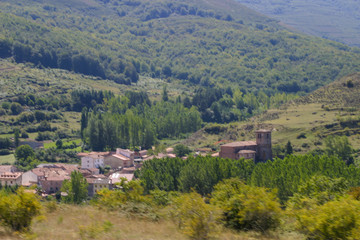 Fototapeta na wymiar Village of Burgos. Spain. Castilla y Leon