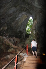 Natural cave of Vranjak Croatia