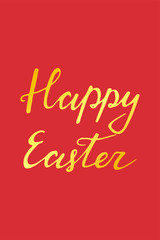 Hand Lettering Happy Easter