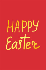 Hand Lettering Happy Easter