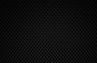 Closeup the mesh fabric pattern of the backrest of the chair 