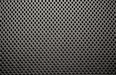 Closeup the mesh fabric pattern of the backrest of the chair 
