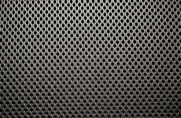 Closeup the mesh fabric pattern of the backrest of the chair 