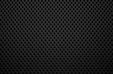 Wandcirkels tuinposter Closeup the mesh fabric pattern of the backrest of the chair  © Hatori_Shisuka
