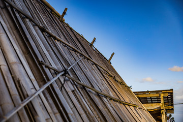 bamboo thatch roof