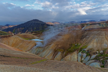 in den bunten Bergen, Landmannalaugar, Island