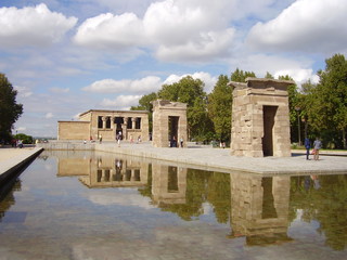 Obraz premium Tempio di Debod a Madrid