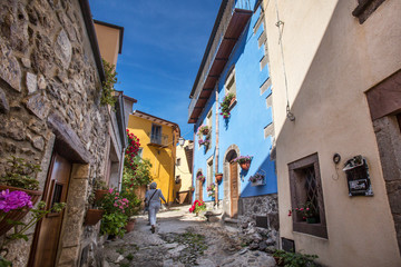 Centro storico di Santulussurgiu- Sardegna - Italia