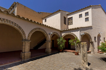 Naklejka premium Centro storico di Selargius (Cagliari) - Sardegna - Italia