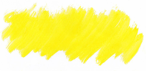 Abstract watercolor yellow background
