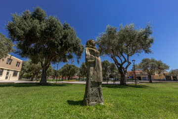 Fototapeta premium Piazza S'Olivariu Uta (Cagliari) - Sardegna - Italia
