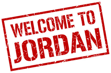 welcome to Jordan stamp