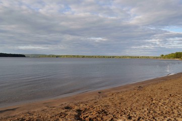 Merveilleux lac Taureau dans Lanaudière, Québec, Canada