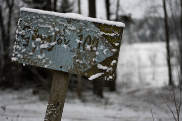 Old Sweedish sign