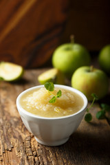 Healthy apple puree