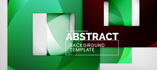 Abstract squares geometric background can be used in cover design, book design, website background