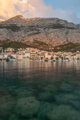 Golden hour in Makarska