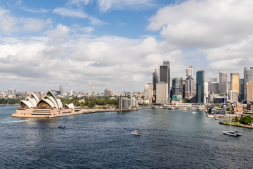 Fototapeta na wymiar Sydney business district in Australia largest city