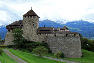 Fototapeta na wymiar Vaduz Castle, Vaduz, Liechtenstein