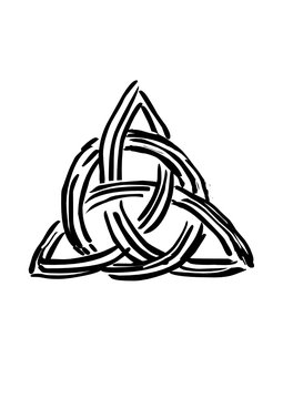 Celtic knot. Tribal symbol in celtic style. Vector illustration.