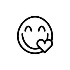 Emoji icon. Party sign