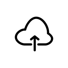 Cloud upload and downolad icon. Drag and drop sign