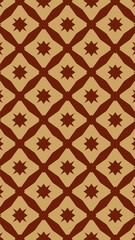 Ornate geometric pattern and two-tone abstract background