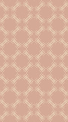 Ornate geometric pattern and two-tone abstract background