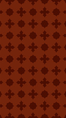 Ornate geometric pattern and two-tone abstract background