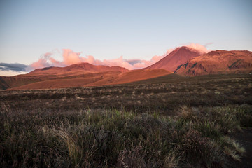 Volcano of Mount Tongariro on North Island, New Zealand 2