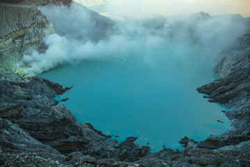 Kawah Ijen Volcano with Sulfuric Crater Lake, Java Island 6