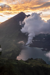 Mount Rinjani on Lombok Island, Indonesian Volcano 5