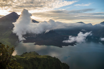 Mount Rinjani on Lombok Island, Indonesian Volcano 9
